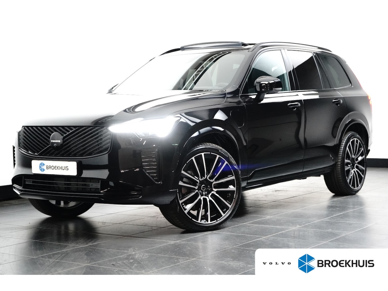 Volvo XC90 - 2.0 T8 Plug-in hybrid AWD Ultra Black Edition | Luchtvering | Bowers&Wilkins | Trekhaak | - AutoWereld.nl