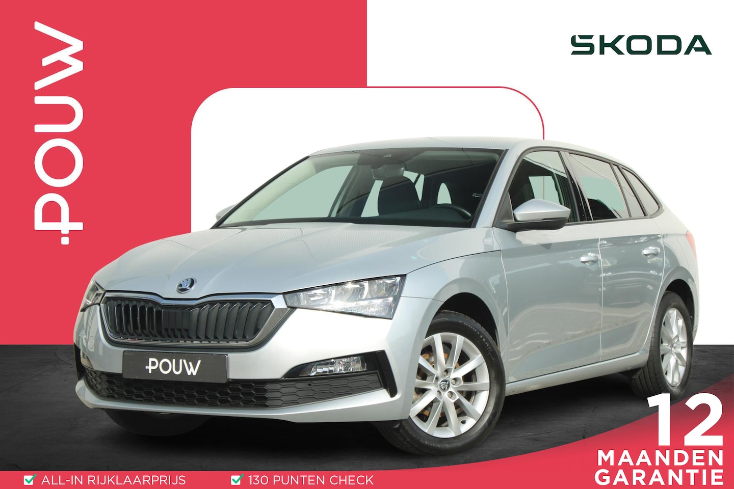 Skoda Scala - 1.0 TSI 110pk Ambition | Cruise Control | Airco | Apple CarPlay / Android Auto | DAB+ - AutoWereld.nl