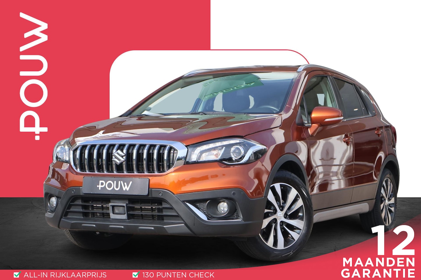 Suzuki S-Cross - 1.0 Boosterjet 112pk High Executive | Trekhaak | Leder | Camera | Panoramadak | Adaptive C - AutoWereld.nl