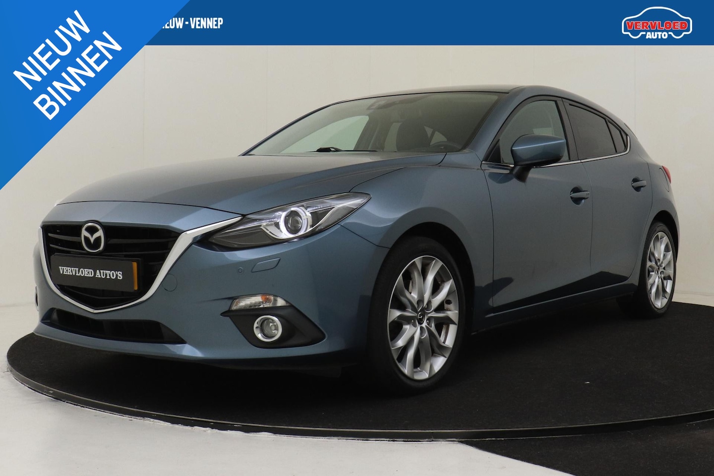 Mazda 3 - 2.0 GT-M -CRUISE|BOSE|HEAD-UP DISP.|KEYLESS|LEDER|POWER-SEATS|PRIVACY.GLAS|STOELVERW.|DODE - AutoWereld.nl