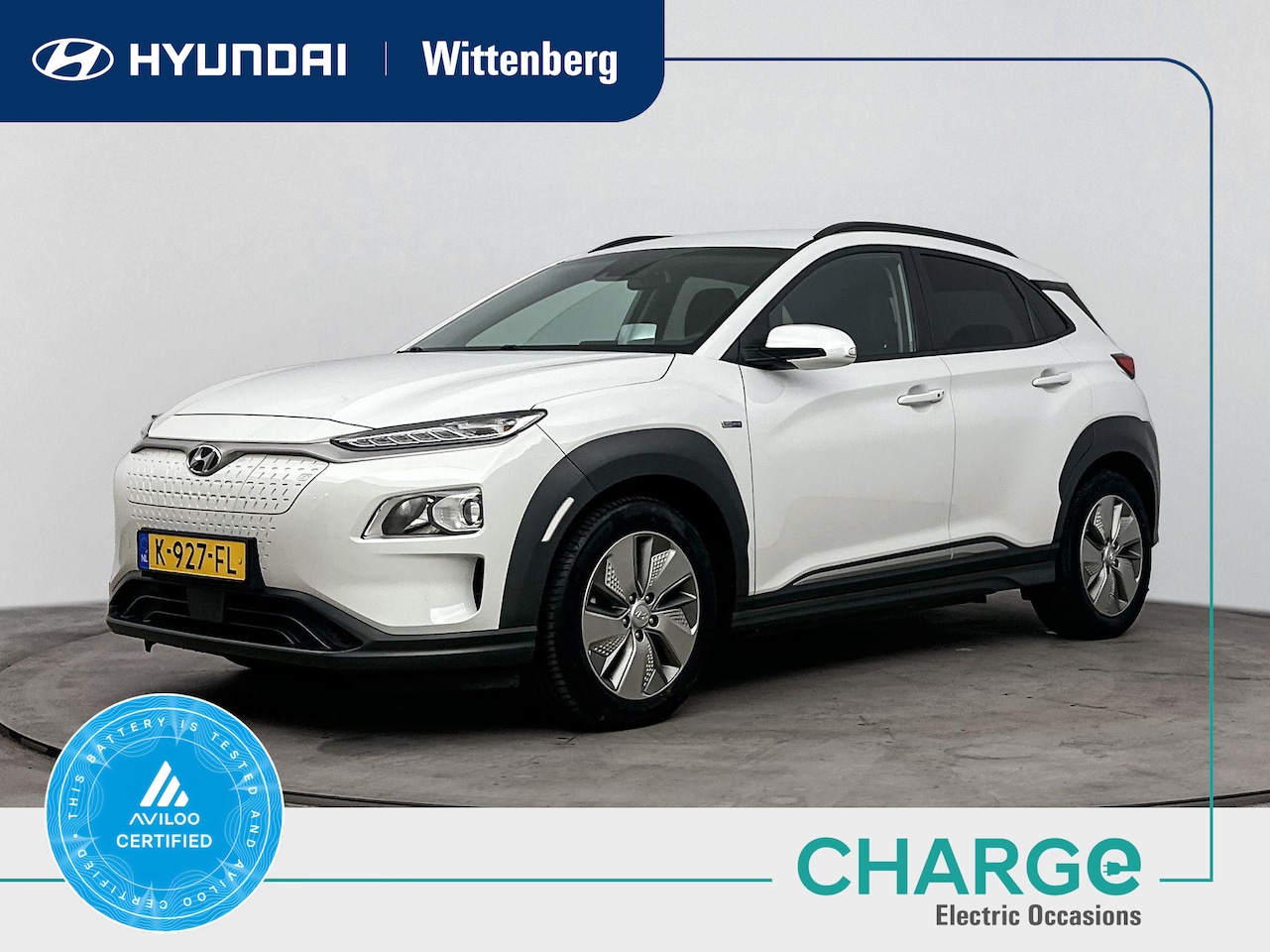 Hyundai Kona Electric - EV Fashion 64 kWh | SoH 95,5% | WLTP 484km | Warmtepomp | 3-fasen | Dodehoek | Head-up dis - AutoWereld.nl