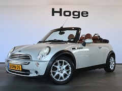 MINI Cabrio - 1.6 One Sidewalk Cabrio Airco Cruise Lichtmetaal Leder PDC Rijklaarprijs Inruil Mogelijk