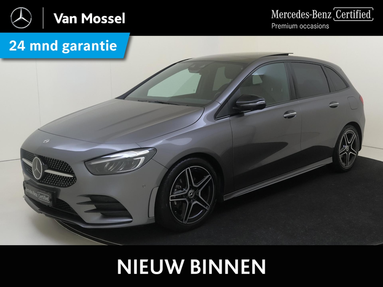 Mercedes-Benz B-klasse - 180 AMG Line / 360Graden-Camera / Panoramadak / Sfeerverlichting / - AutoWereld.nl