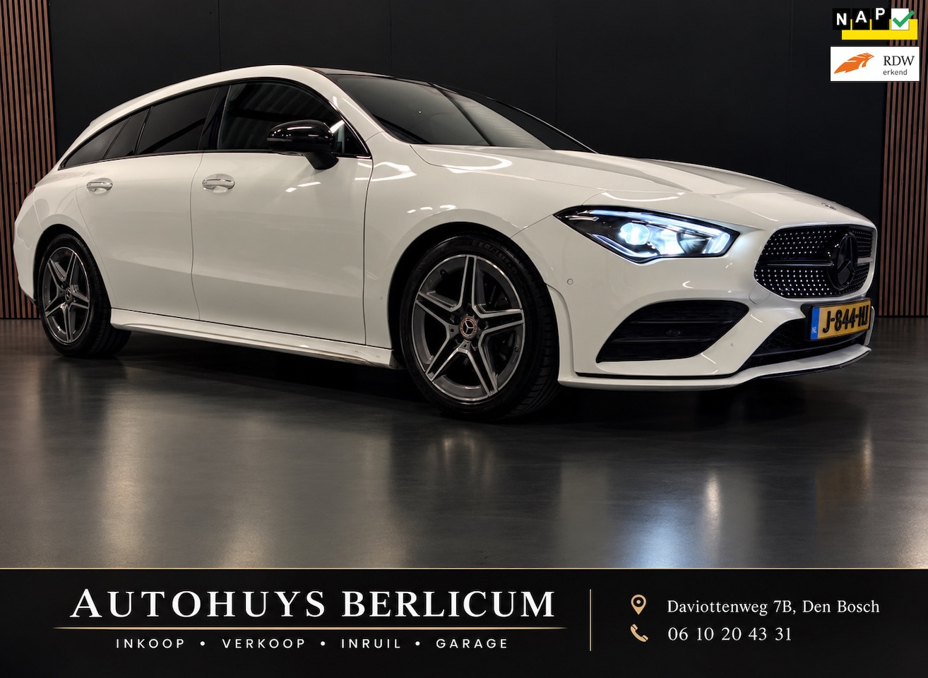 Mercedes-Benz CLA-klasse Shooting Brake - 180 Business Solution AMG Pano Sfeer VOL OPTIE - AutoWereld.nl
