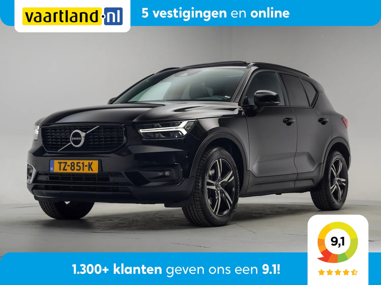 Volvo XC40 - 2.0 T4 190pk R-Design Aut. [ Panorama Trekhaak Leder Apple/Android ] - AutoWereld.nl