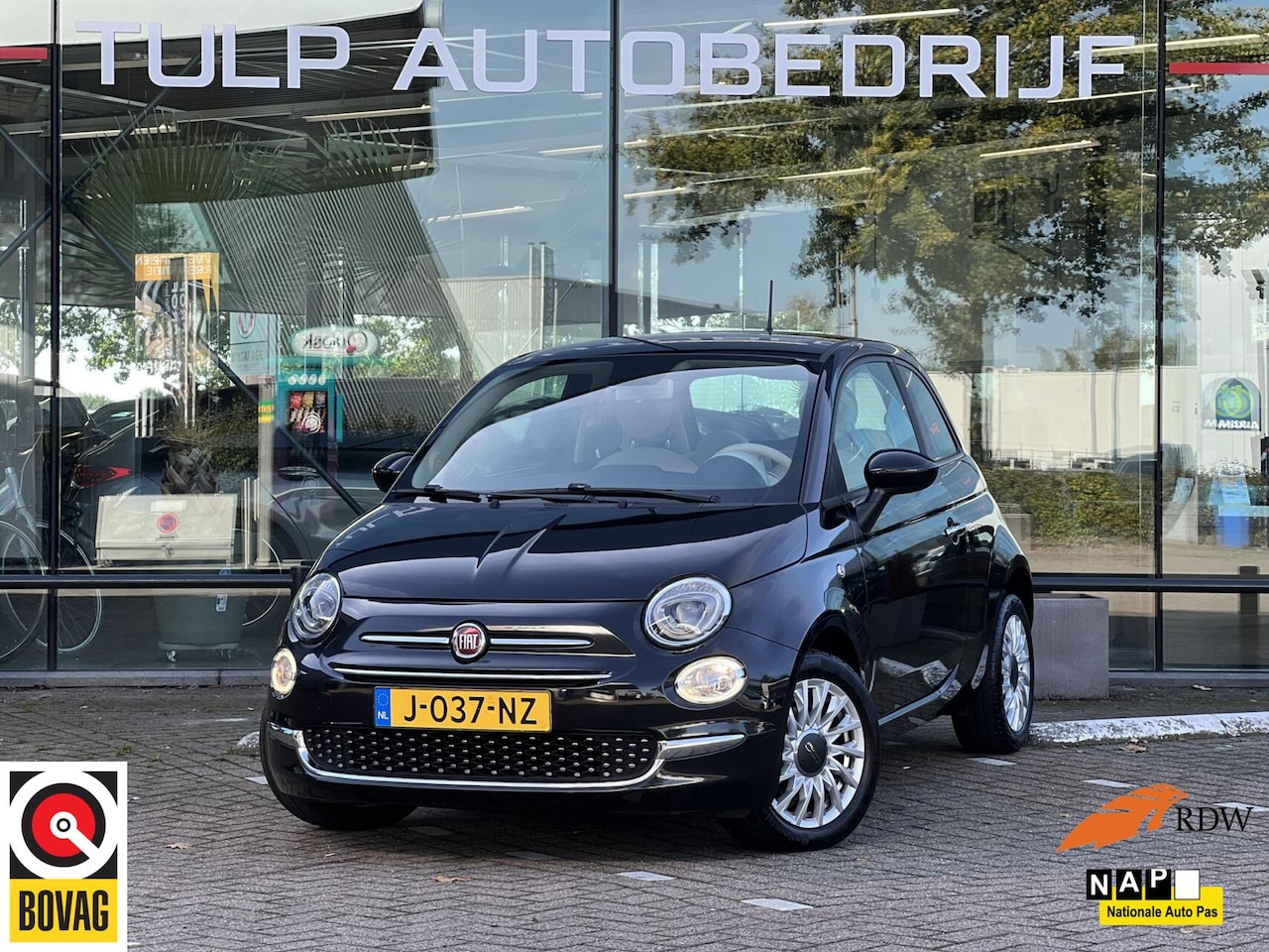Fiat 500 - 1.0 Hybrid Lounge Airco Clima Cruise 1eEig NLauto NAP - AutoWereld.nl