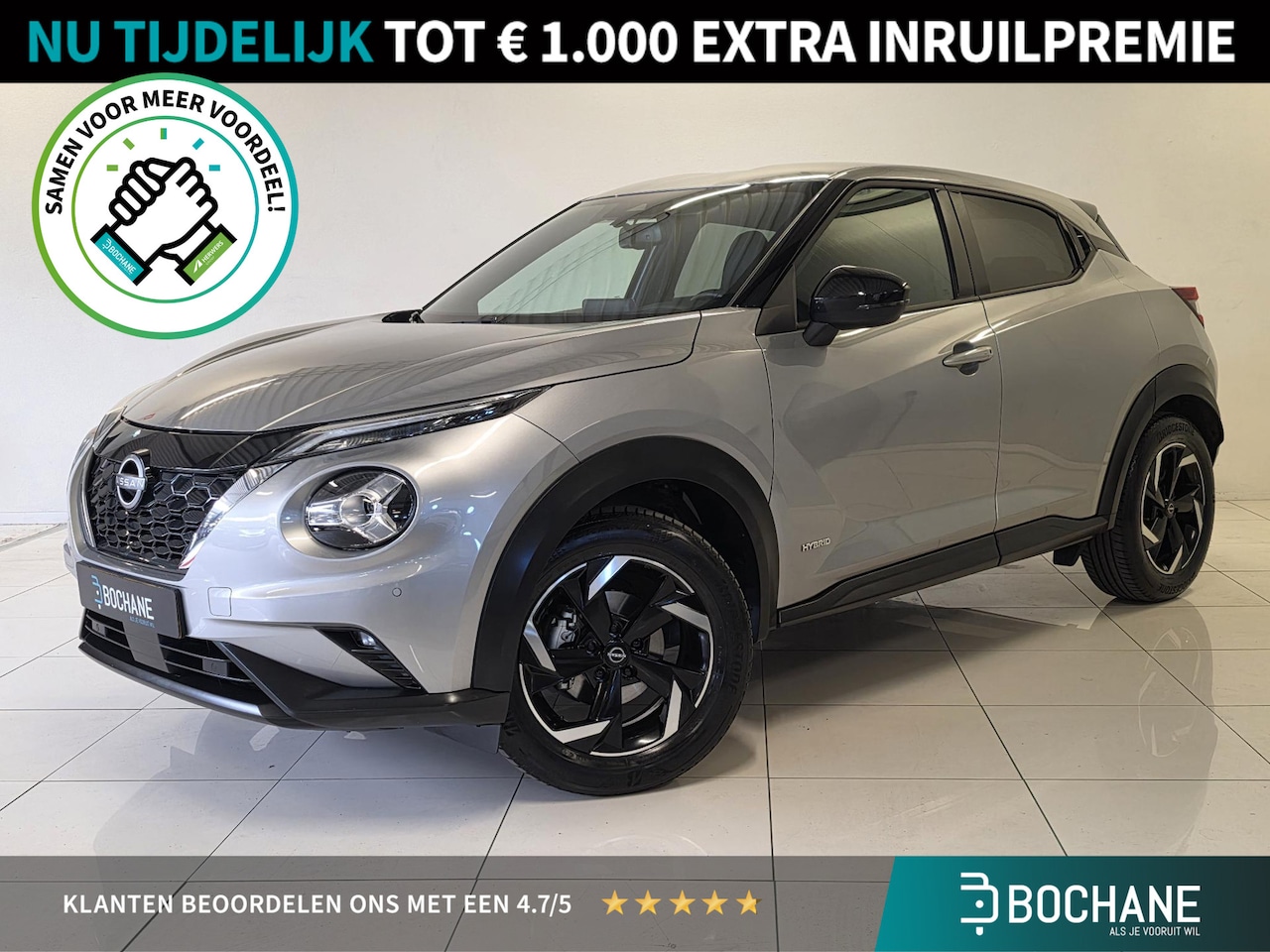Nissan Juke - 1.6 Hybrid N-Connecta | Navigatie | Achteruitrijcamera | Climate Control | - AutoWereld.nl