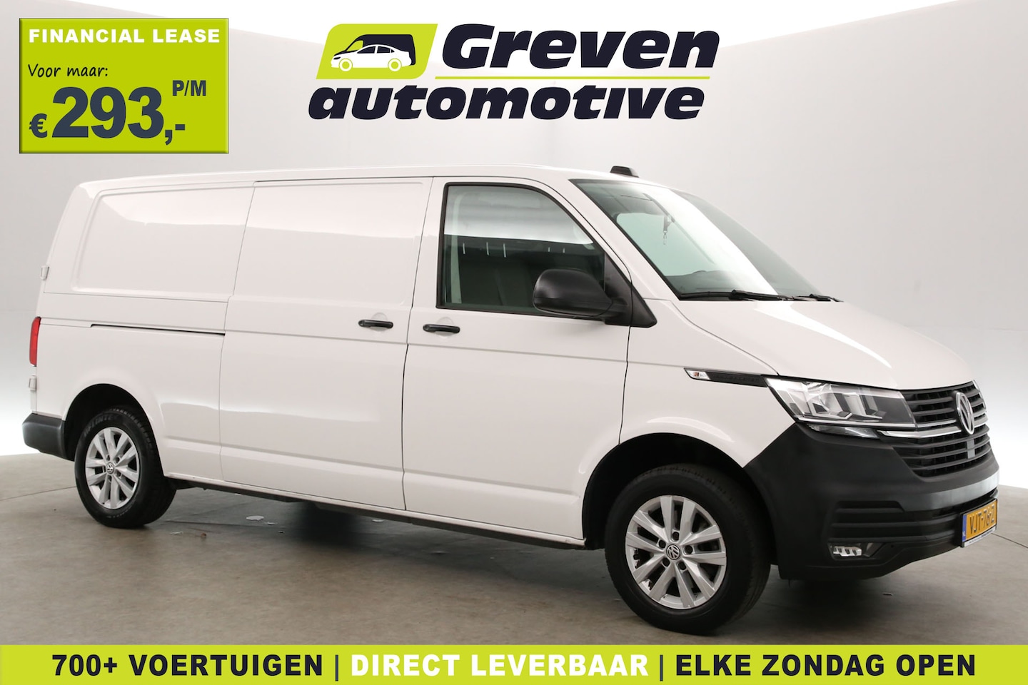 Volkswagen Transporter - 2.0 TDI L2H1 150PK | Airco | Cruise | Carplay | 3 Zits | Trekhaak | Parkeersens. - AutoWereld.nl