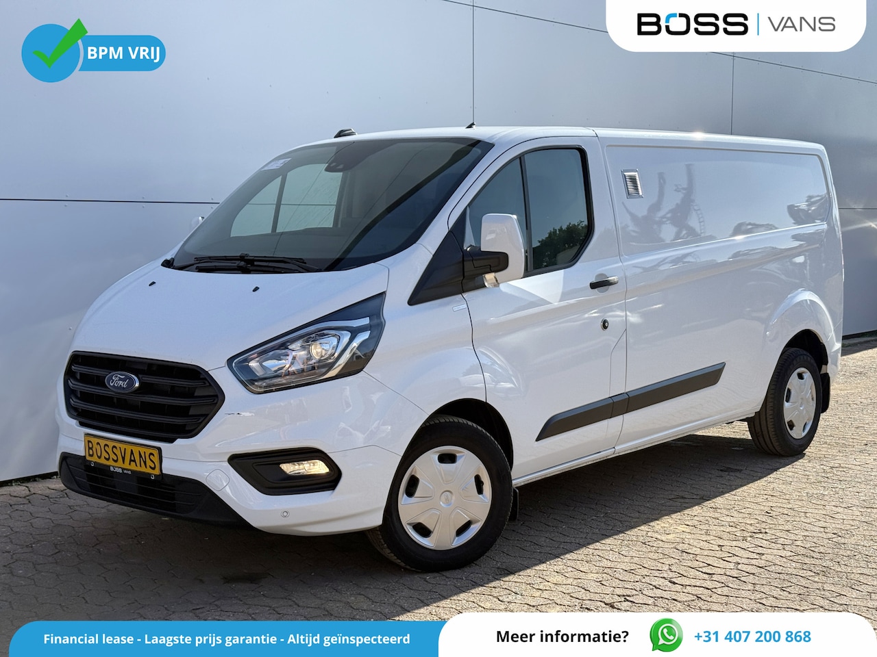 Ford Transit Custom - 2.0 EcoBlue 130PK L2 Cruise Control Carplay Camera LED Parkeersensoren v+a - AutoWereld.nl
