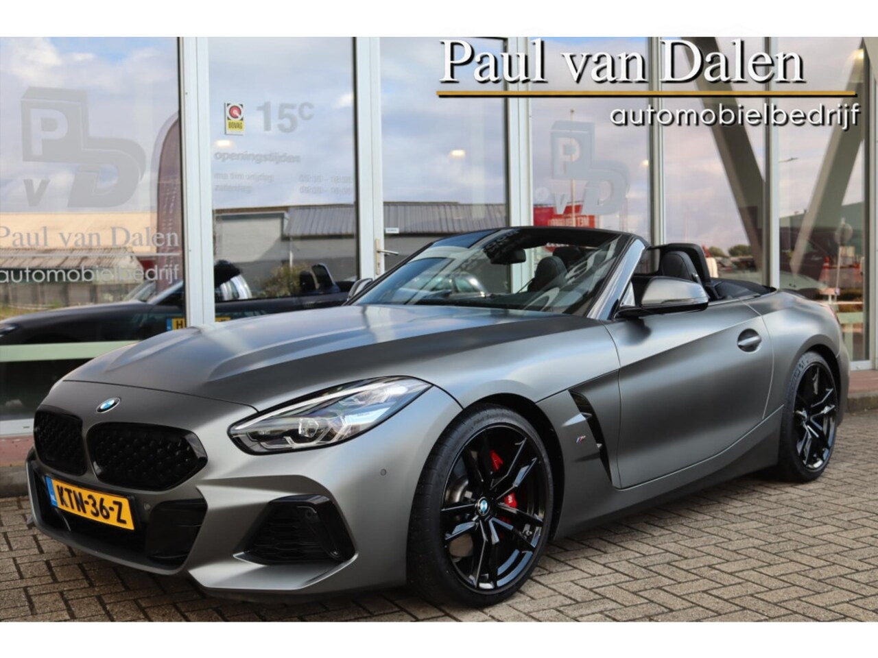 BMW Z4 Roadster - (g29) M40i 340PK M-SPORT SHADOW LINE Frozen Grey | Adapt.Onderstel | Head Up | Harman Kard - AutoWereld.nl