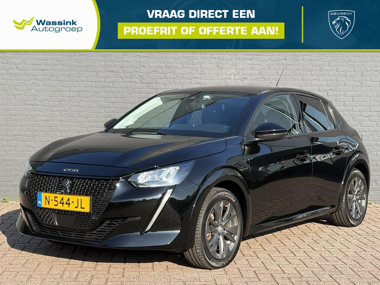 Peugeot e-208 - EV Allure Pack 50 kWh SOH 94.6% 340km WLTP | Automatische Airco | Cruise control | Camera - AutoWereld.nl