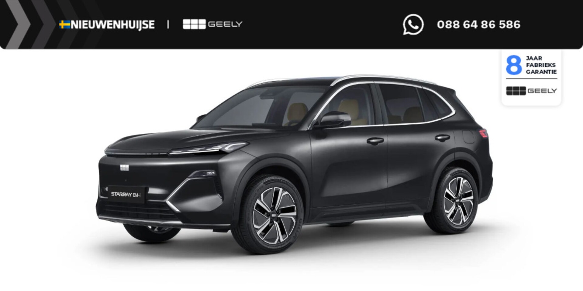 Geely Starray EM-i - 1.5 Pro | 83km Elektrisch bereik | Stoel- / Stuurverwarming | 360 Camera | Park Assist | 1 - AutoWereld.nl
