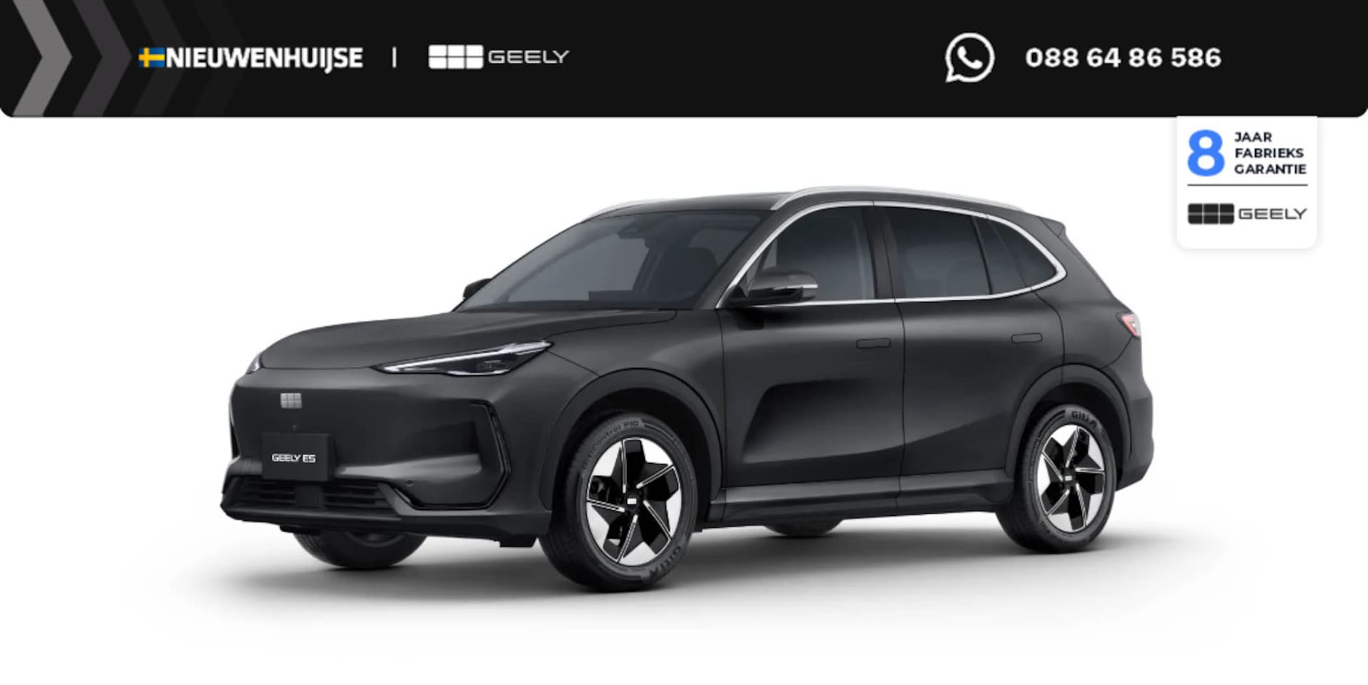 Geely E5 - Pro 60 kWh | Verw. en Geventileerde voorstoelen | Warmtepomp | 360graden Camera | PDC acht - AutoWereld.nl