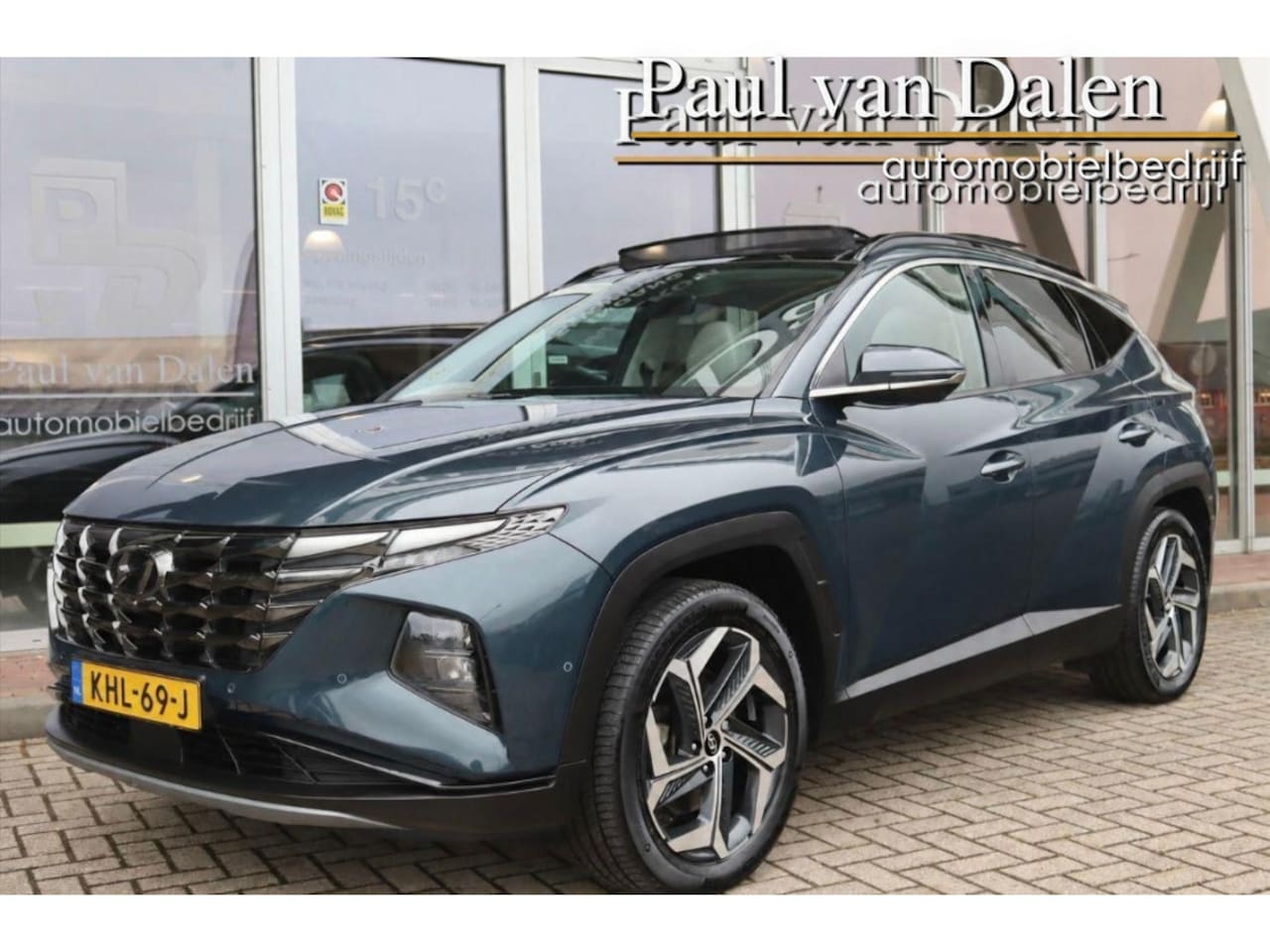 Hyundai Tucson - 1.6 T-GDi 265PK PHEV PREMIUM SKY Panodak | Leer | Stoel/stuurverw./koeling | 360 Camera | - AutoWereld.nl