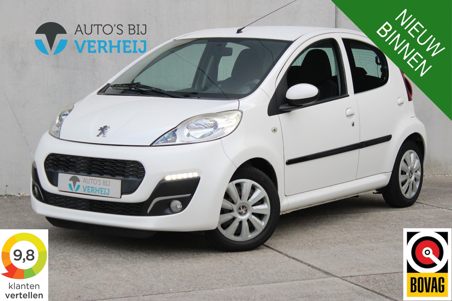 Peugeot 107 - 1.0 Active AIRCO / 5-DRS / NIEUWE APK / 1E EIGENAAR - AutoWereld.nl