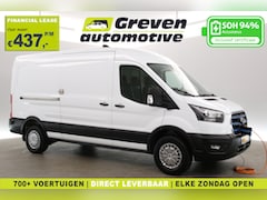 Ford E-Transit - L3H2 68 kWh 184PK | Snelladen | SOH 94% | 360° Camera | Clima | Carplay | 3 Zits | Navi |