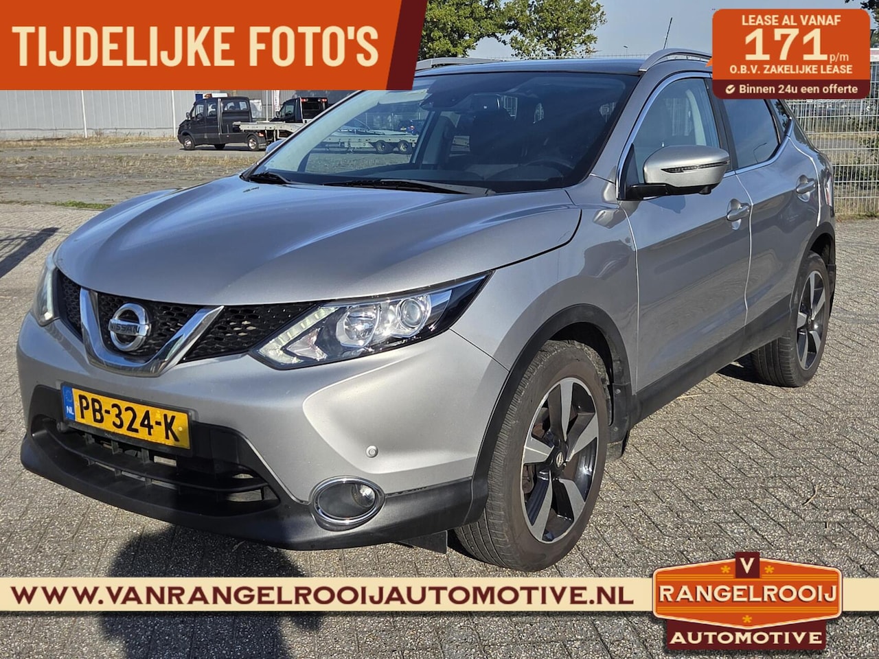 Nissan Qashqai - 1.2 N-Connecta 1.2 N-Connecta, trekh., pano, 360 cam., clima, cruise, 18" lmv - AutoWereld.nl