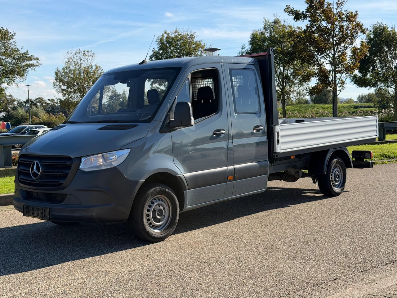 Mercedes-Benz Sprinter - 317cdi dub cab openlaadbak 340 cm lang 7 persoons - AutoWereld.nl