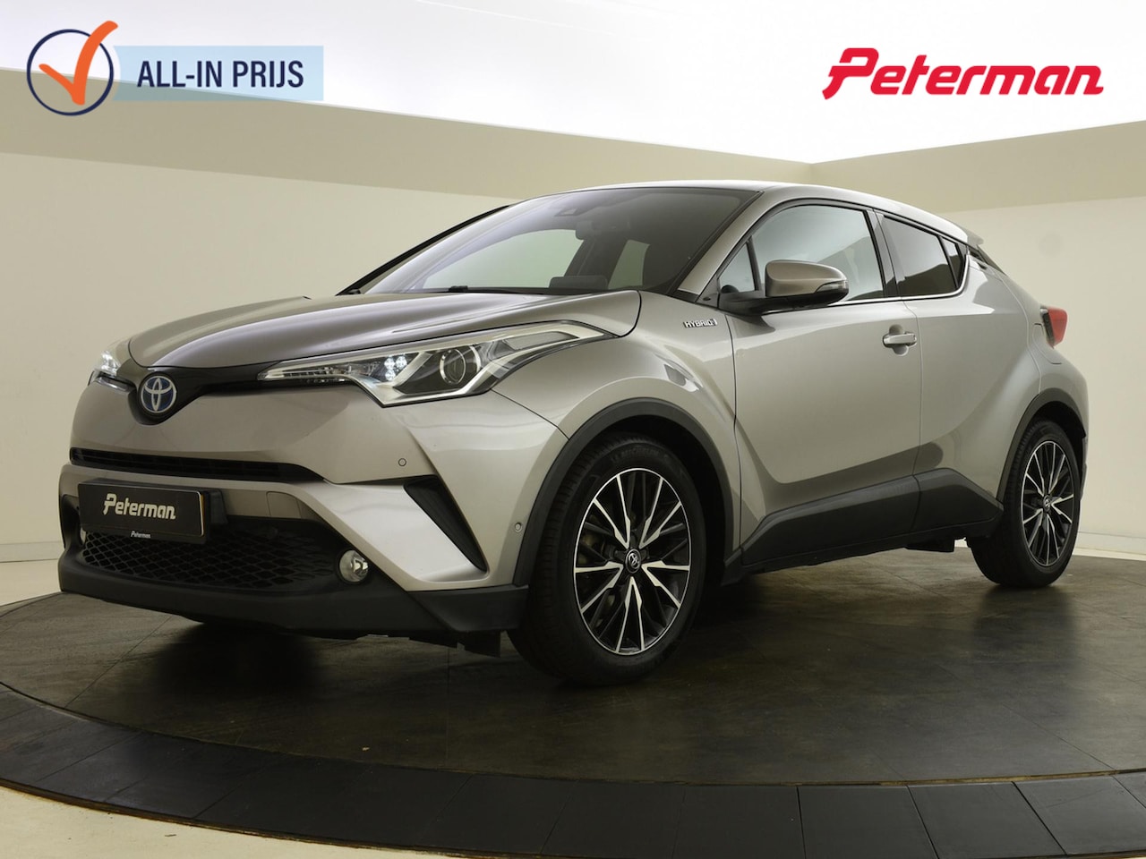 Toyota C-HR - 1.8 Hybrid Bi-Tone | Half leer | Blindspot | Stoel + stuurverw. | - AutoWereld.nl