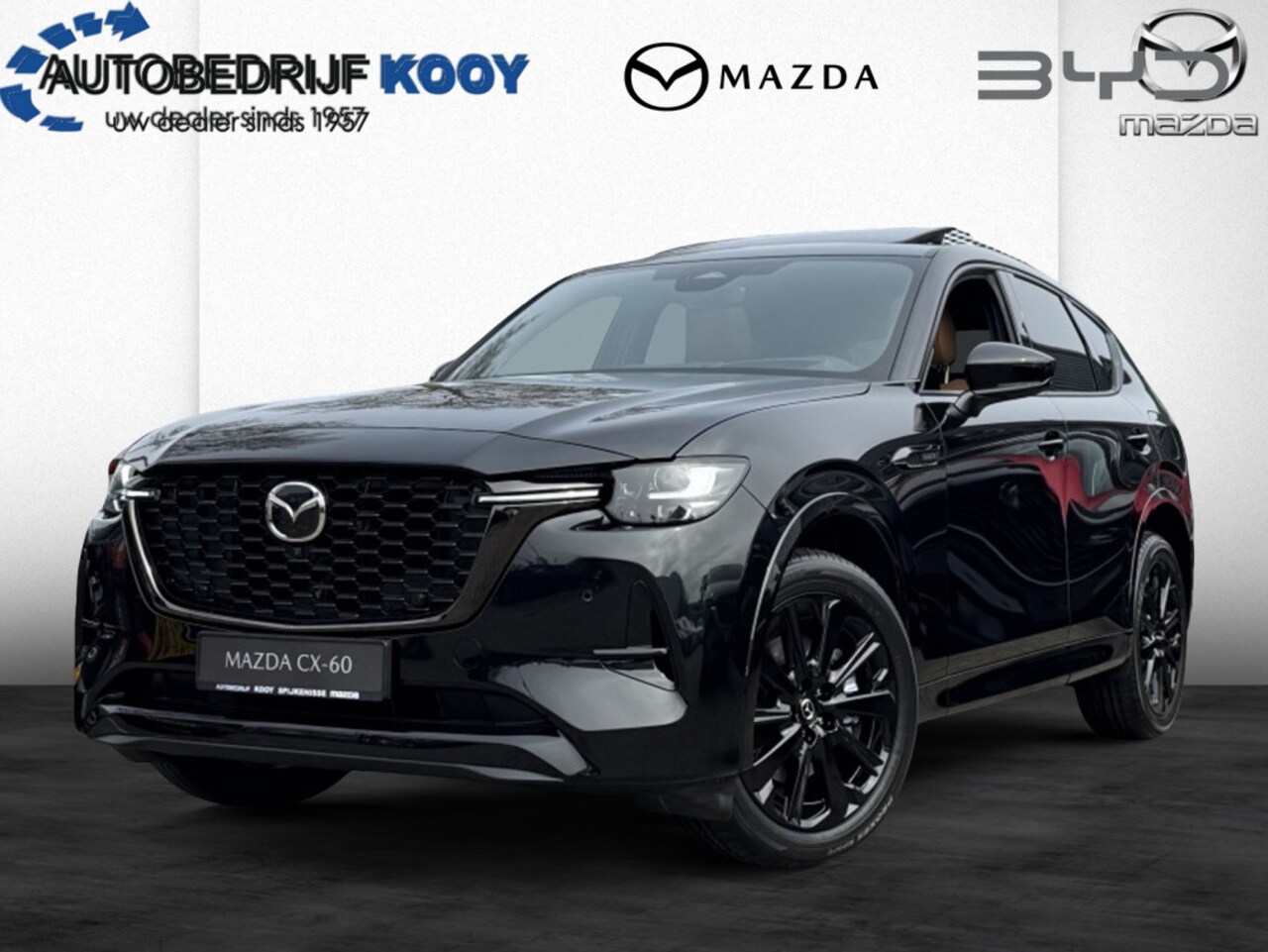 Mazda CX-60 - 2.5 e-SkyActiv PHEV Homura Plus 2.5 e-SkyActiv PHEV 327pk Homura Plus / Tan leder - AutoWereld.nl