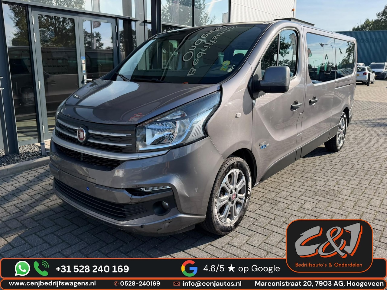 Fiat Talento - Combi 1.6 Mjet 145HP TT EXPORT l voorschade l 9 persoons l veel opties l MARGE - AutoWereld.nl