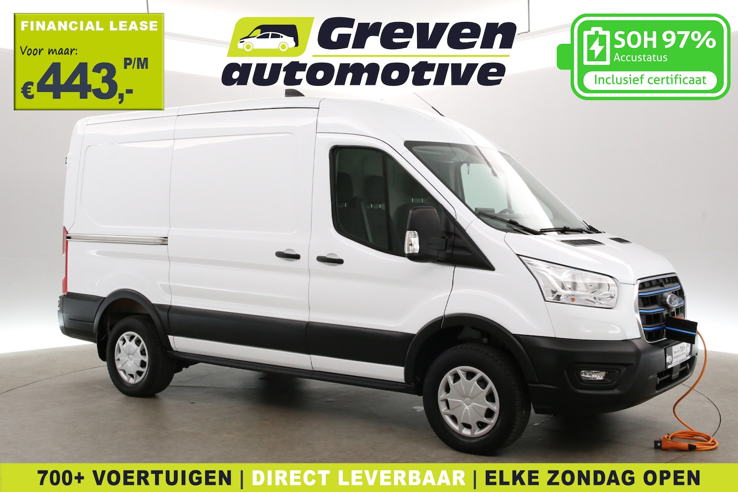 Ford E-Transit - L2H2 68 kWh | Snelladen | SOH 97% | Clima | Camera | 3 Zits | Cruise | Carplay | Parkeerse - AutoWereld.nl
