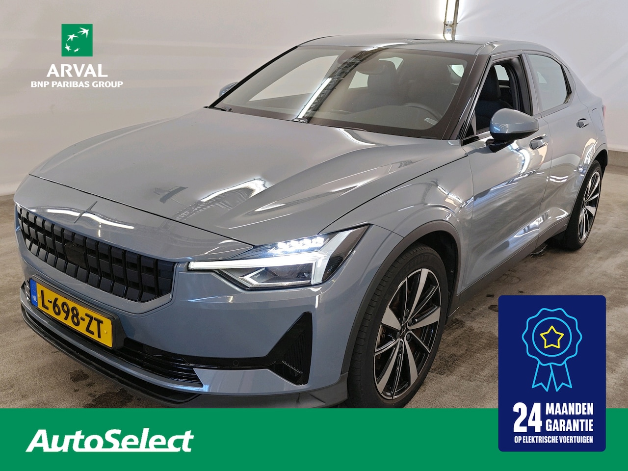 Polestar 2 - 78 kWh 408pk Long Range Single Motor | SOH 90% | Stoelverwarming | PDC V + A | Keyless | L - AutoWereld.nl
