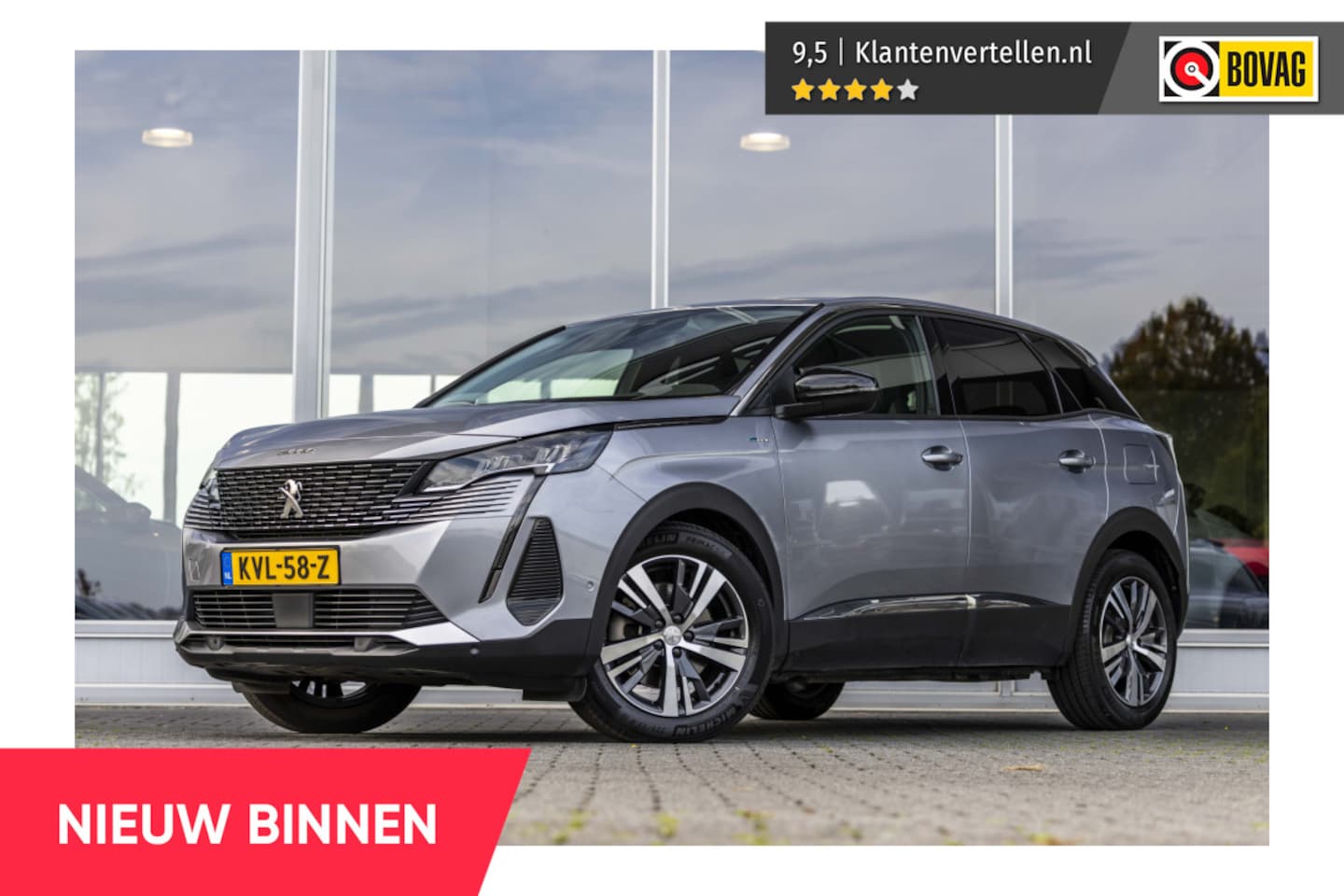 Peugeot 3008 - 1.6 HYbrid 225 Allure Pack Business | Carplay | Camera | Adapt. cc - AutoWereld.nl