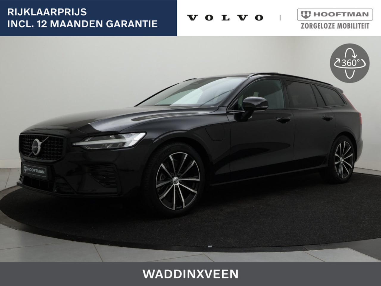 Volvo V60 - T8 PLUG-IN HYBRID PLUS DARK SCHUIFDAK 360GR CAM HARMAN KARDON TREKHAAK - AutoWereld.nl