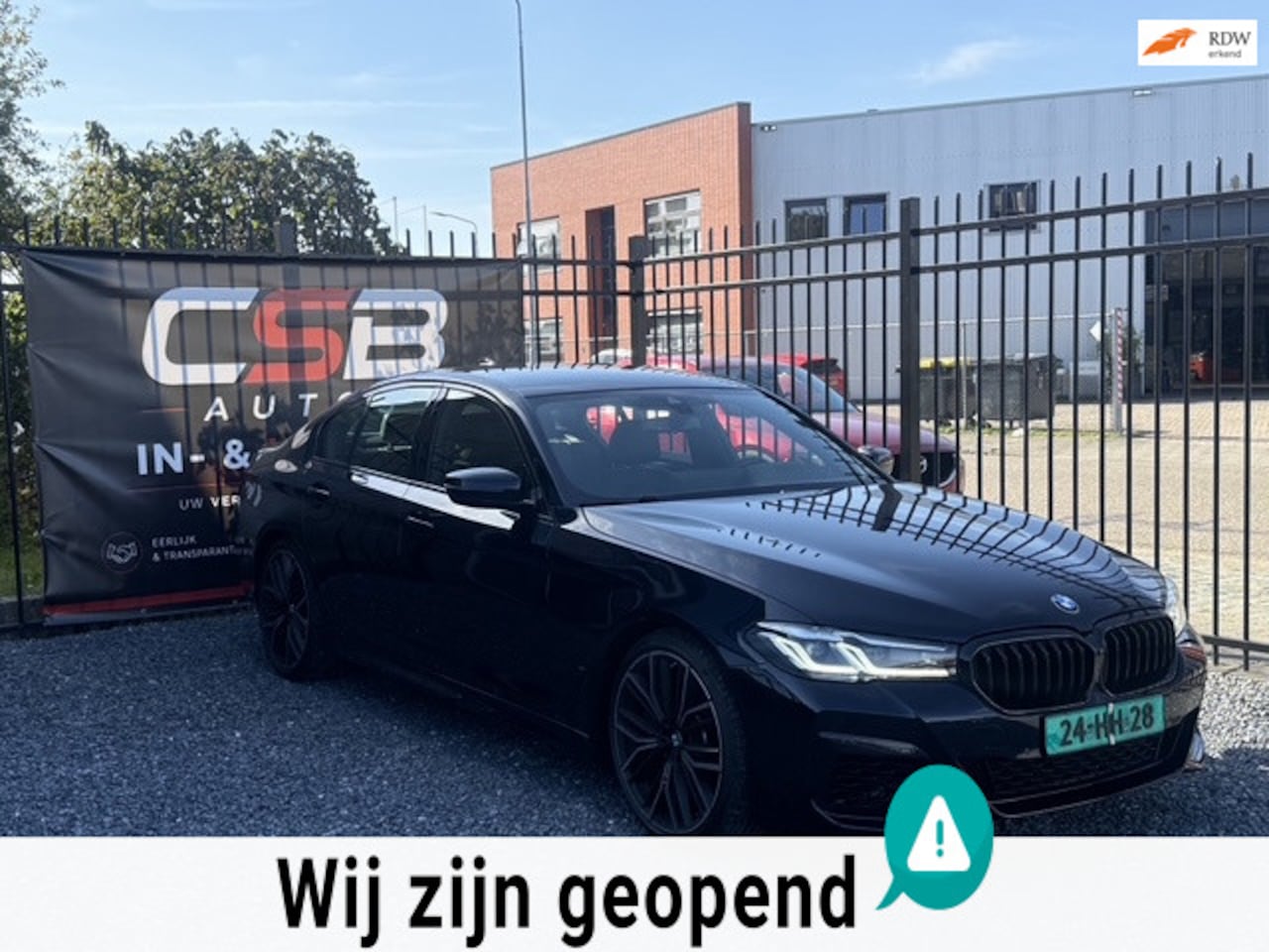 BMW 5-serie - M550i xDrive Business Edition Plus LASER!LAGE KM!SUPER MOOIE AUTO! - AutoWereld.nl