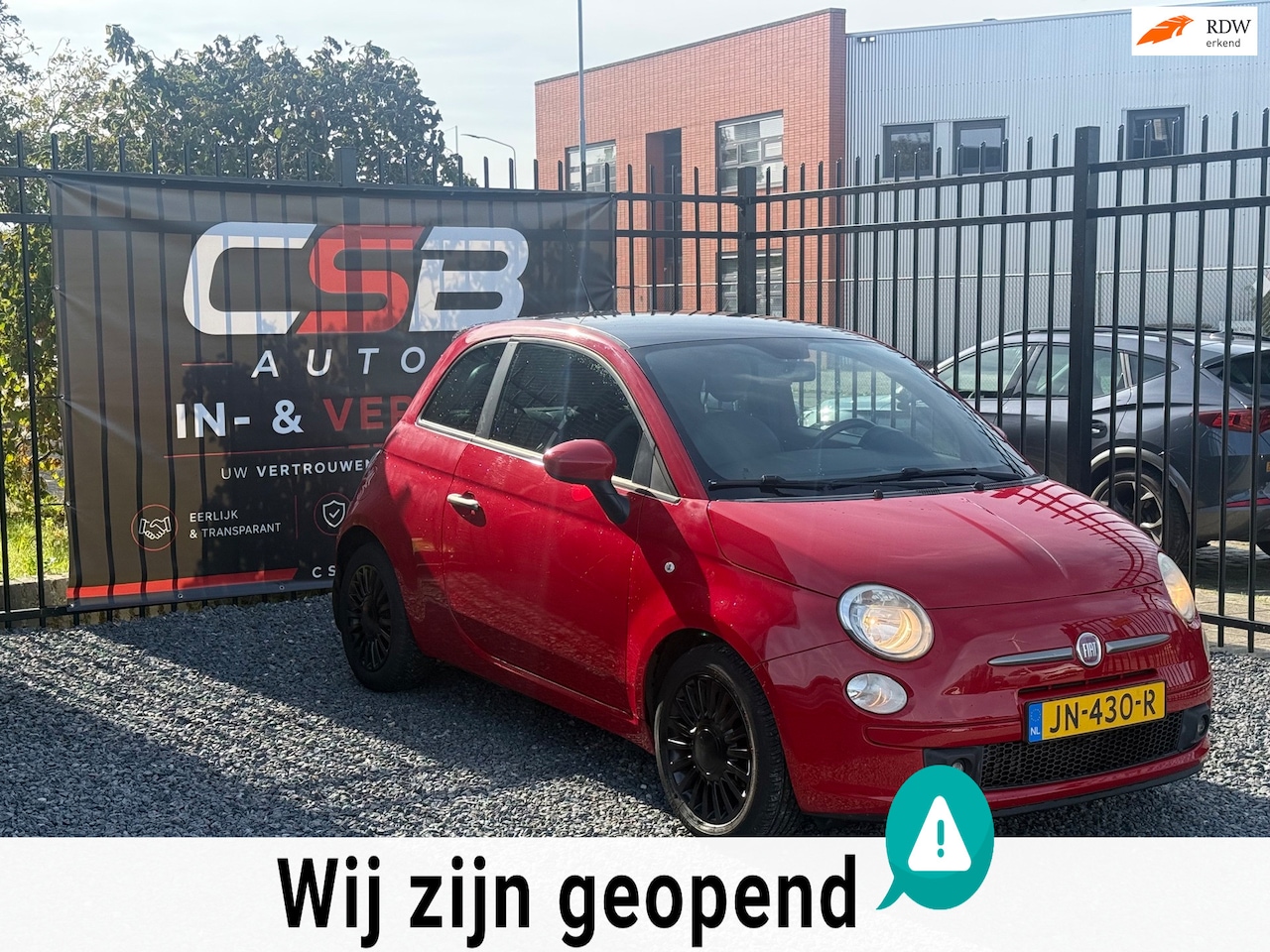 Fiat 500 - 0.9 TwinAir Lounge AIRCO!LLAGE KM!APK2027!KOOPJE! - AutoWereld.nl