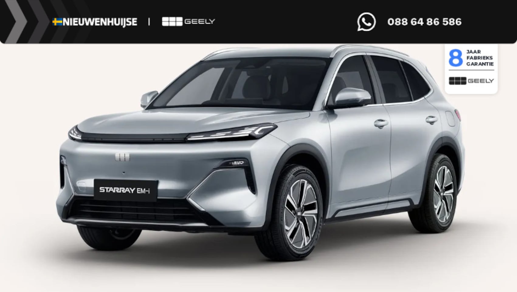 Geely Starray EM-i - 1.5 Pro+ | 135 km Elektrisch bereik | Verw. voorstoelen en stuurwiel | 360 Camera | PDC ac - AutoWereld.nl