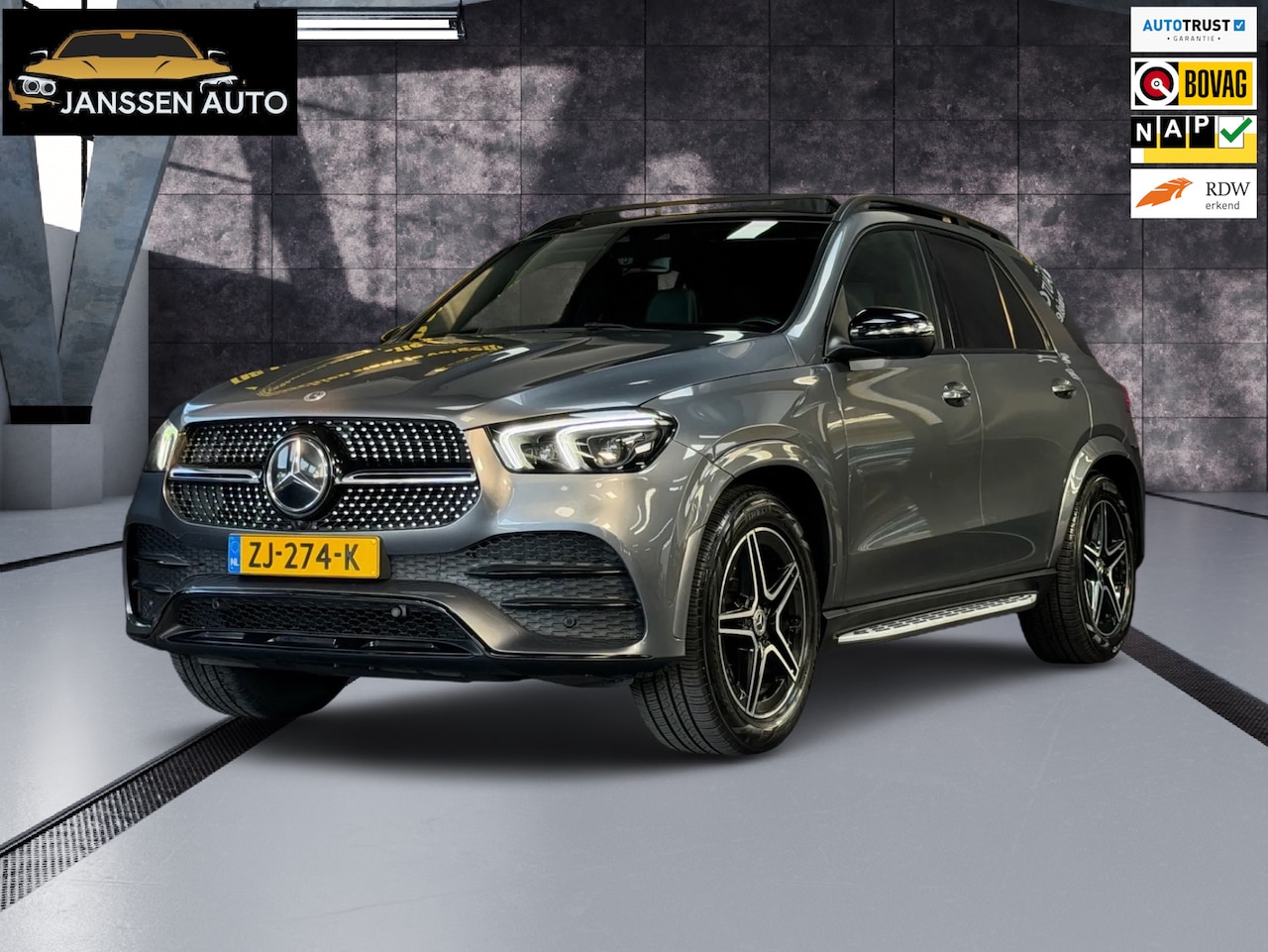 Mercedes-Benz GLE-Klasse - 450 4MATIC Premium Plus | Pano | Burmester | memory | Sfeer | BTW | NAP | AMG Pack | Trekh - AutoWereld.nl