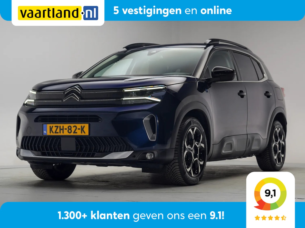 Citroën C5 Aircross - 1.6 Plug-in 225pk Shine FACELFT [ Navi Adapt.cruise Camera ] - AutoWereld.nl