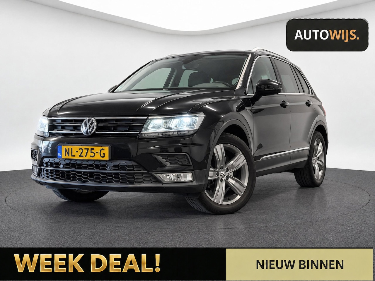 Volkswagen Tiguan - 1.4 TSI Connected Series|NL AUTO|NAVI|CAMERA|DAB+|GOED ONDERHOUDEN - AutoWereld.nl