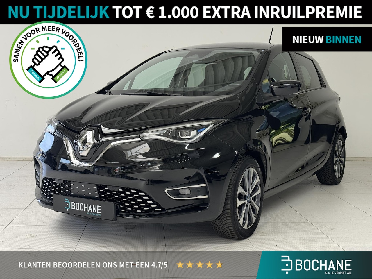 Renault Zoe - R135 Intens 52 kWh | SOH 89,5% | Navigatie | Camera | Warmtepomp | BOSE-Audio | - AutoWereld.nl