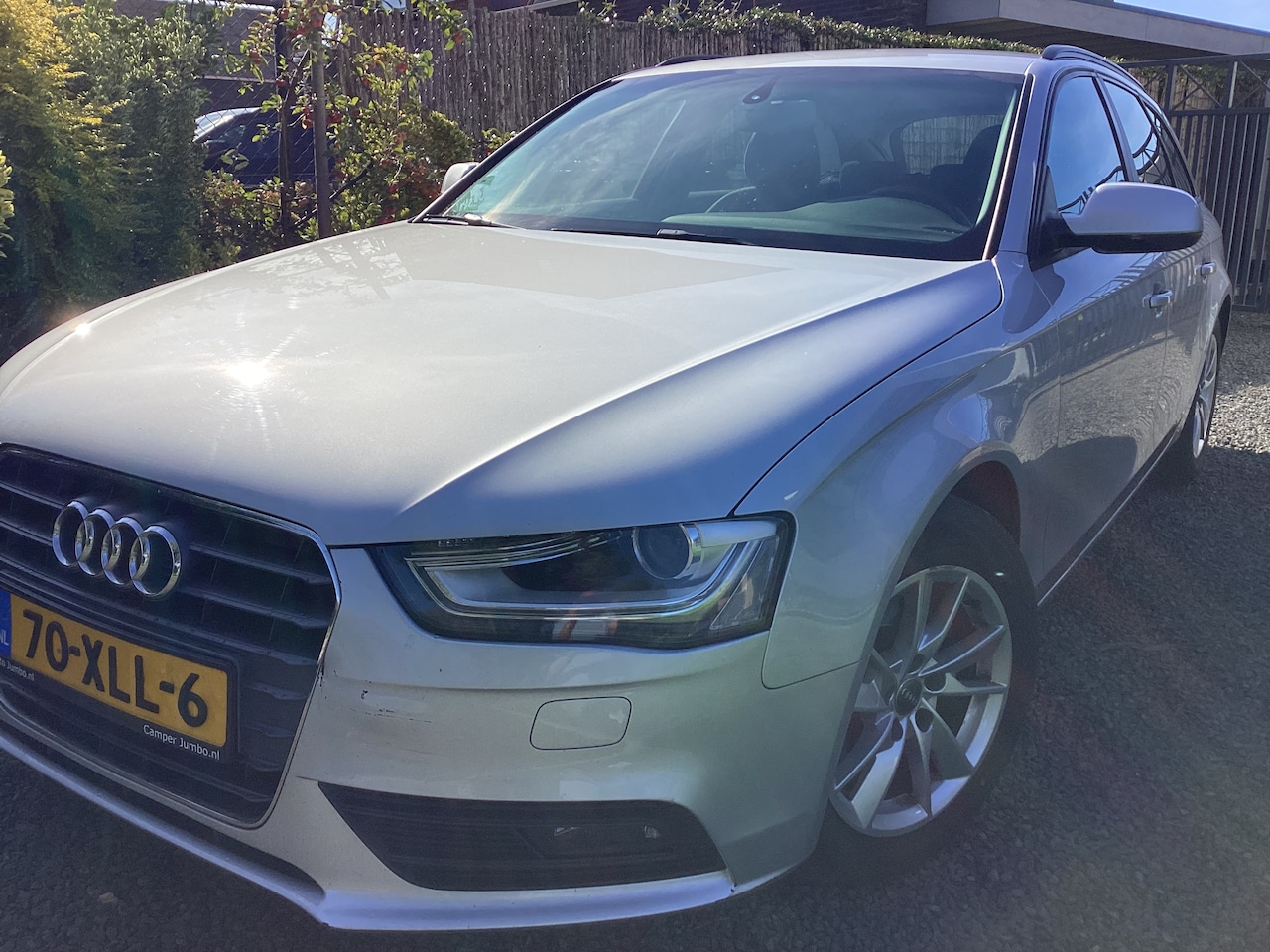 Audi A4 Avant - 1.8 TFSI Pro Line Zilvergrijs met, Airco, automaat, APK, trekhaak - AutoWereld.nl
