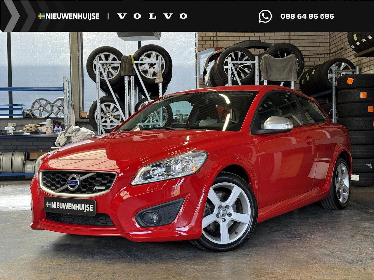 Volvo C30 - 2.5 T5 R-Design | Uniek! | Keyless Entry | Regensensor | Stoelverwarming | Bluetooth | 5 C - AutoWereld.nl