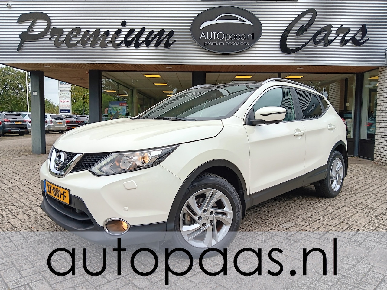 Nissan Qashqai - 1.2 116PK Automaat Tekna 17".Alle opties|Parelmoerwit|Nieuwstaat! - AutoWereld.nl