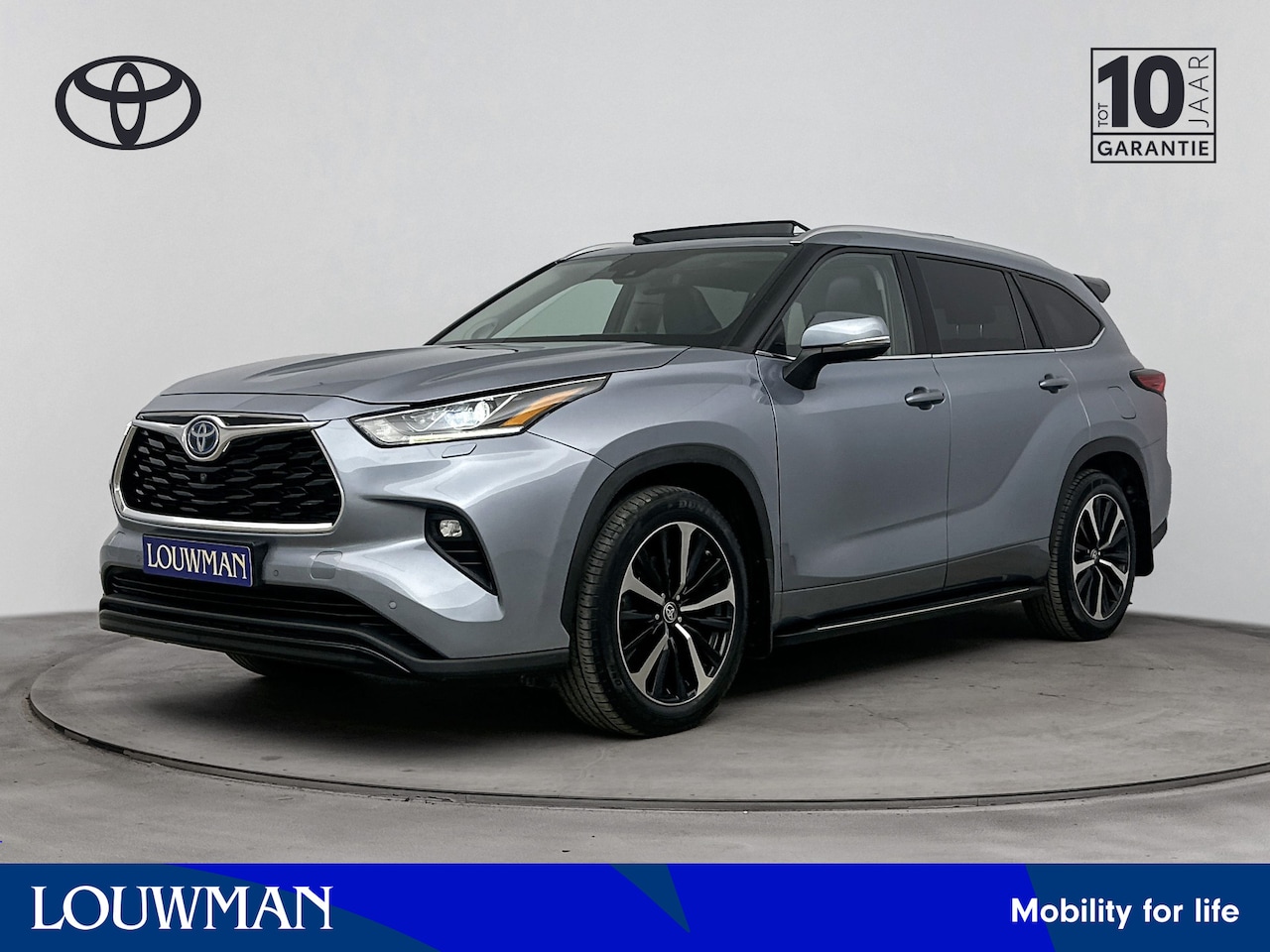 Toyota Highlander - 2.5 AWD Hybrid Premium | Afneembare Trekhaak | Lichtmetalen Velgen | Navi | Open Dak | Lee - AutoWereld.nl