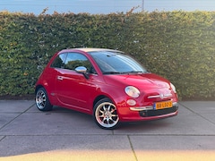 Fiat 500 C - 1.2 Lounge Cabrio navi App CarPlay Leer