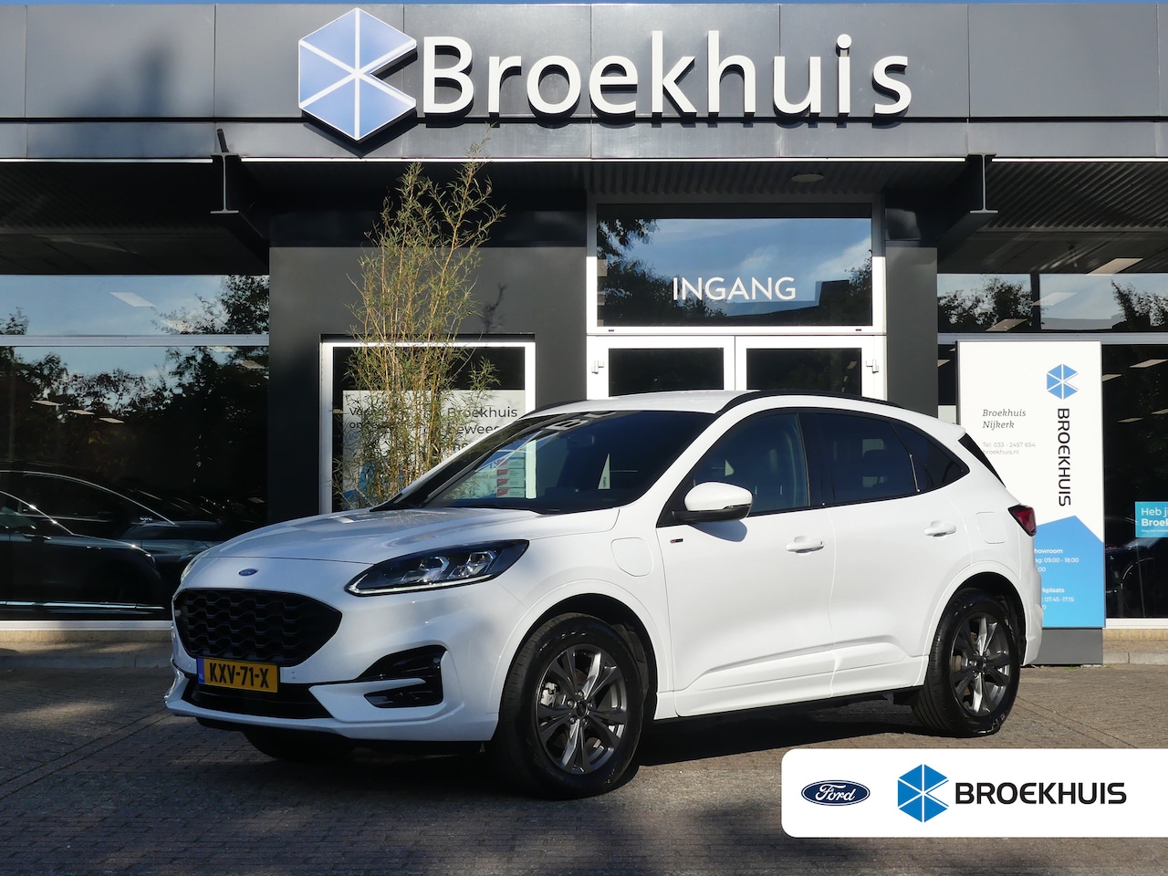 Ford Kuga - 2.5 PHEV ST-Line X | Airco (automatisch) | Apple Carplay/Android Auto|telefoonintegratie p - AutoWereld.nl