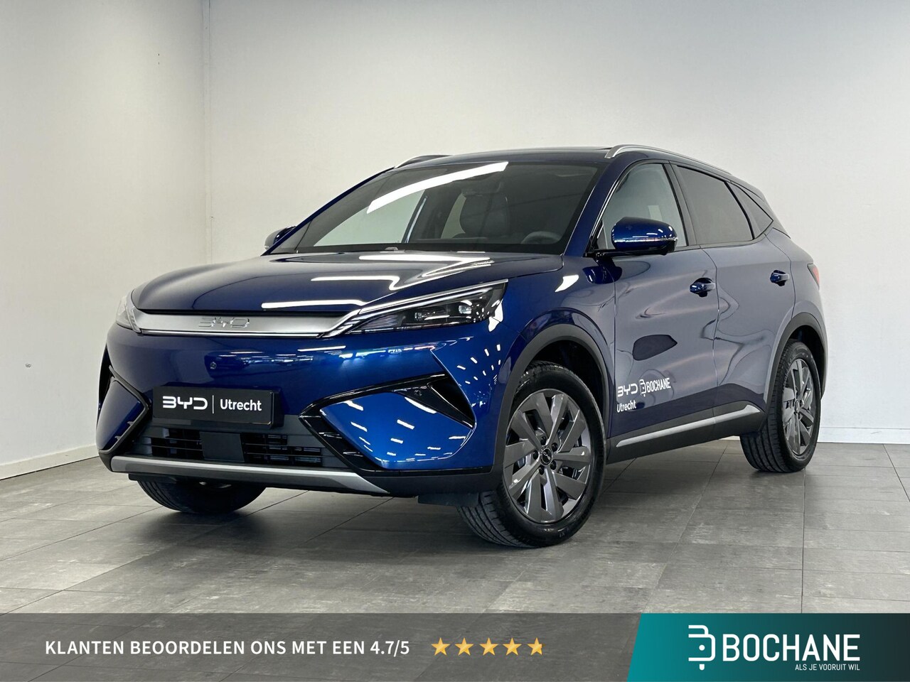 BYD ATTO 3 EVO - Excellence 74.8 kWh AWD | IRIS BLUE | Te bestellen bij Bochane BYD Utrecht! - AutoWereld.nl