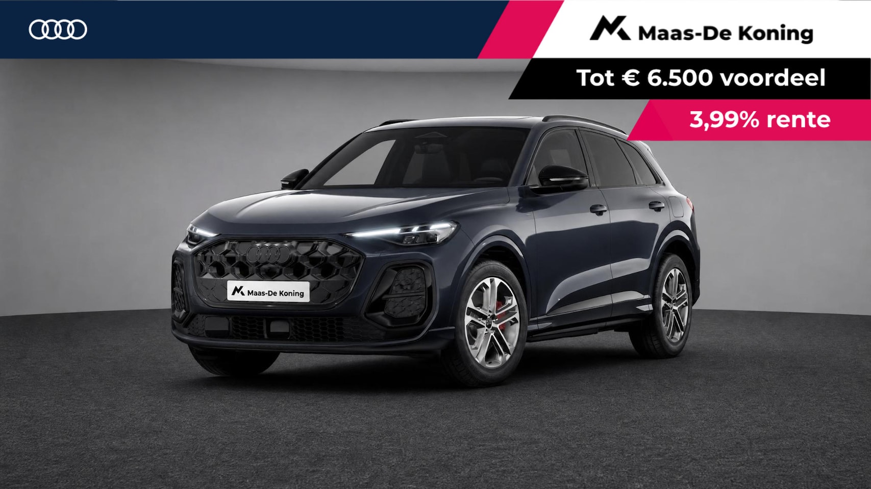 Audi Q5 - 2.0 TFSI e-hybrid quattro S edition 299 PK · Glazen panoramadak · Tech plus · Exterieurpak - AutoWereld.nl