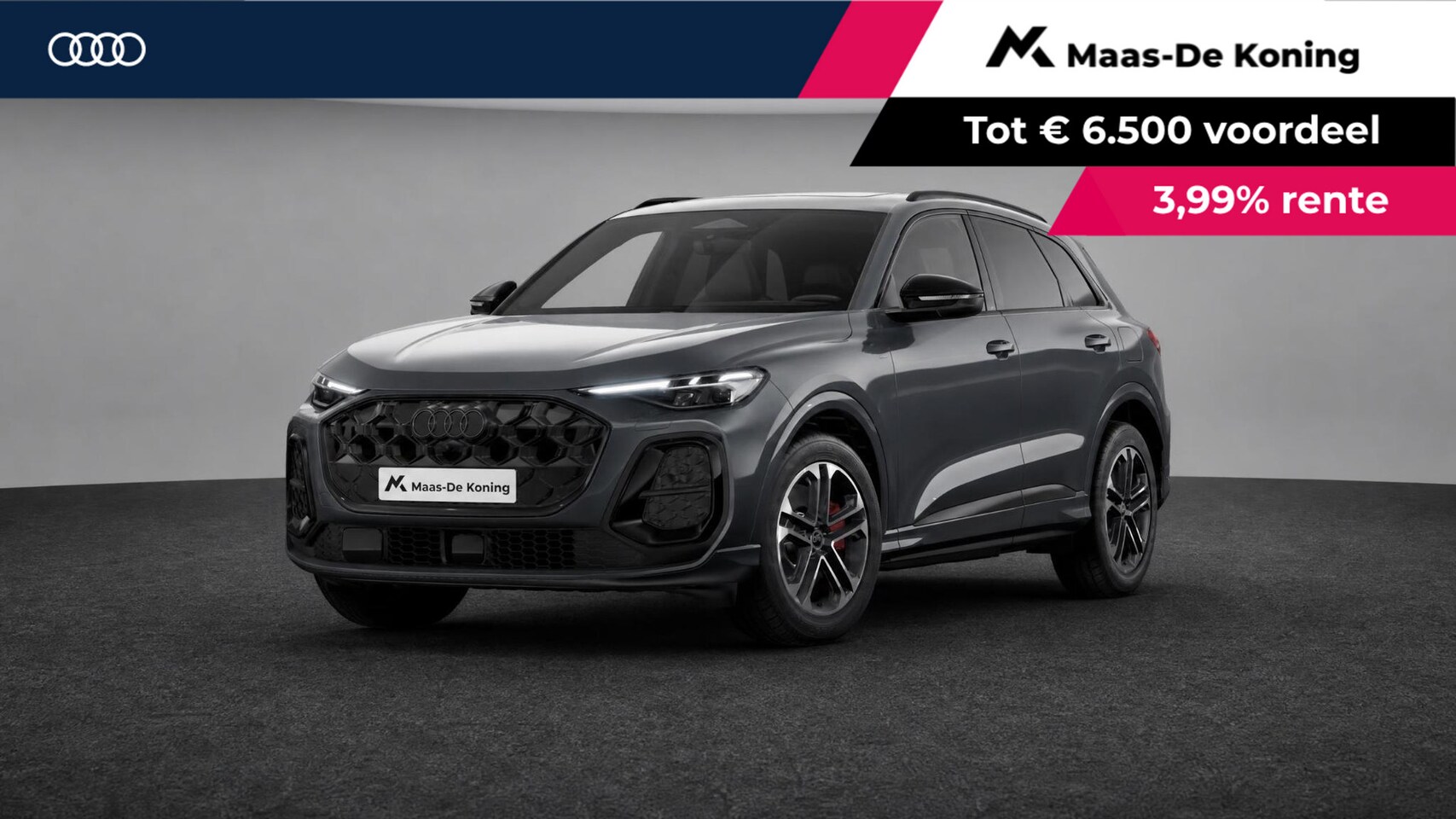 Audi Q5 - 2.0 TFSI e-hybrid quattro S edition Competition 367 PK · Glazen panoramadak · Tech pro · B - AutoWereld.nl
