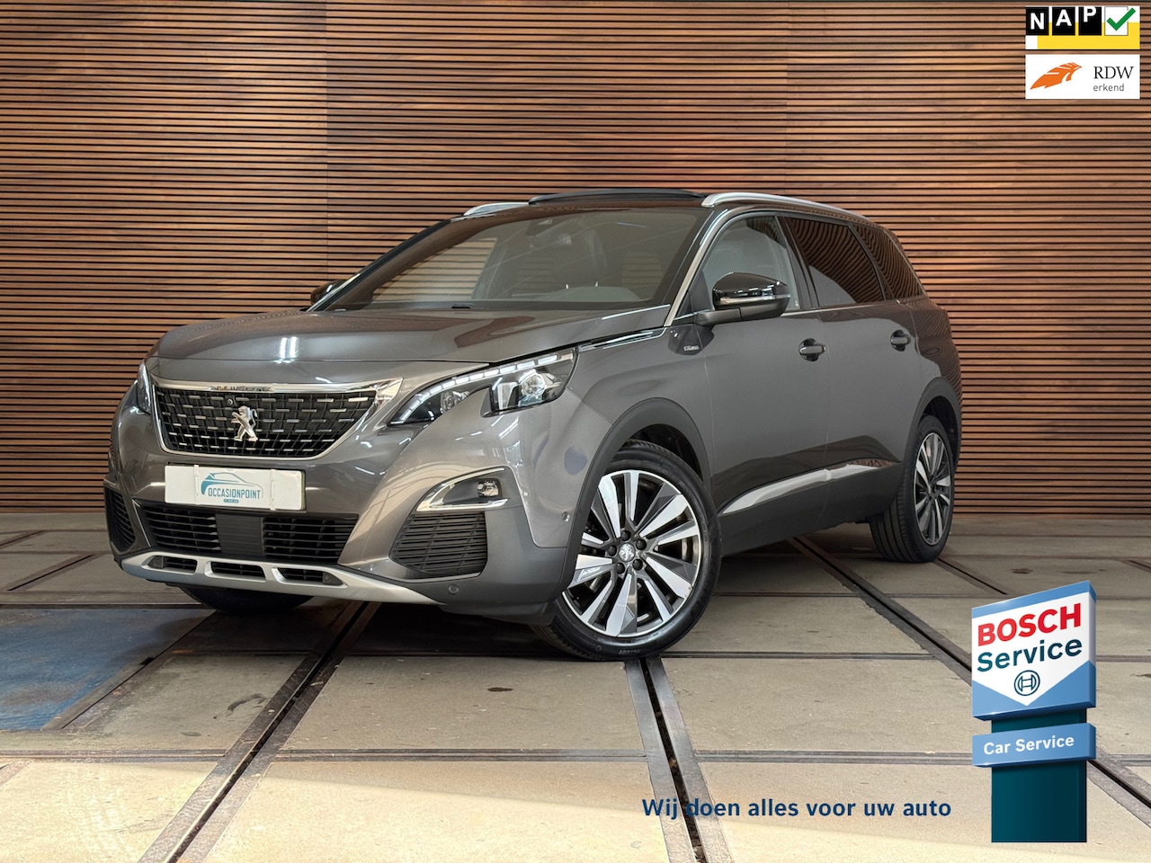 Peugeot 5008 - 1.2 PureTech GT-Line Avantage | Automaat | Vol Leder | Pano | Massage | ACC | CarPlay | An - AutoWereld.nl