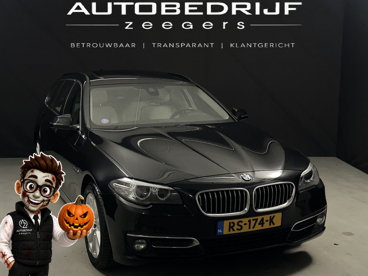 BMW 5-serie Touring - 520i High Executive Luxury *CC*AC*Pano*Heatseat*Navi* - AutoWereld.nl