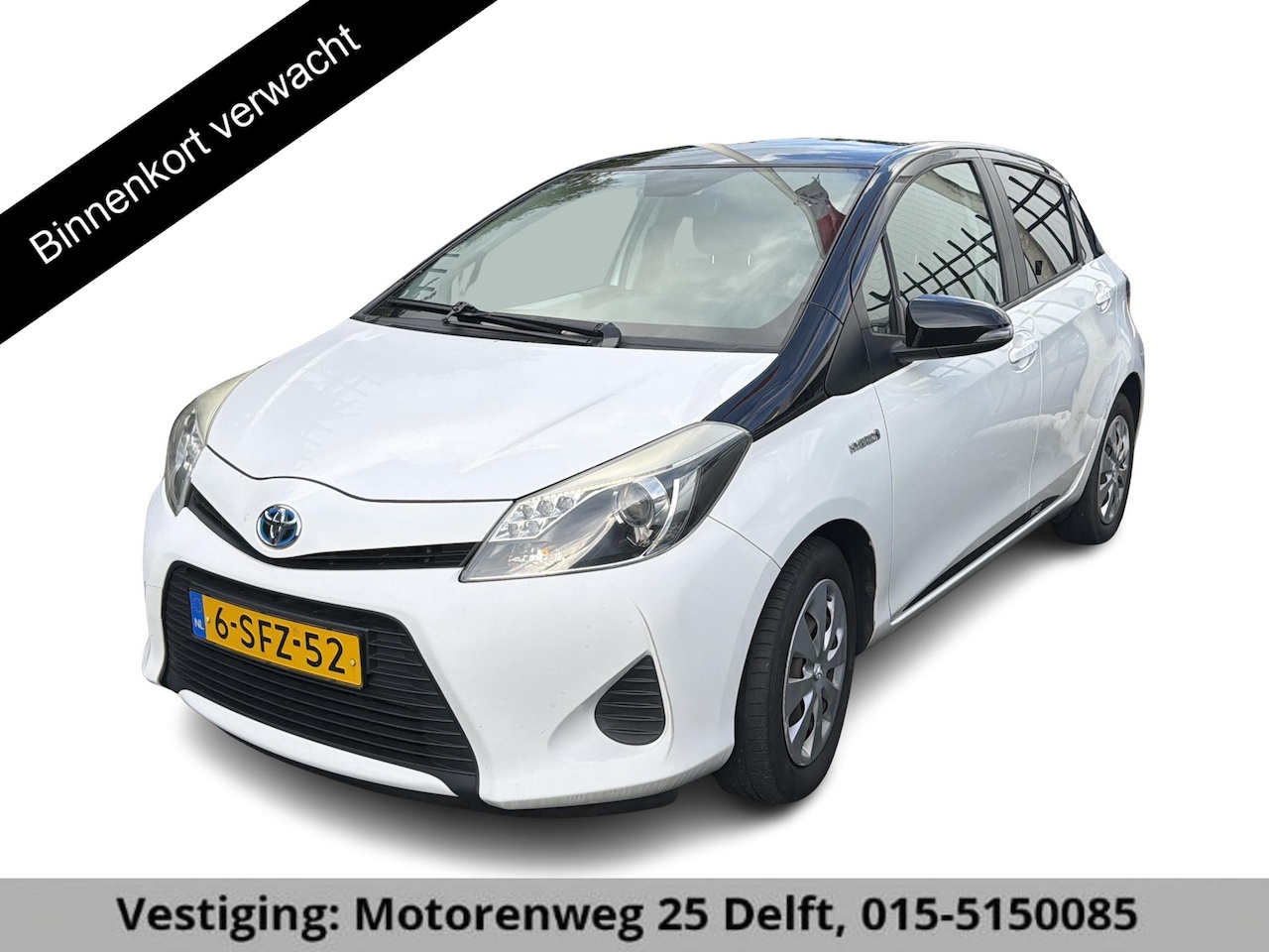 Toyota Yaris - 1.5 HYBRID BLACK & WHITE AUTOMAAT 1:25 BI-TONE .CRUISE.CLIMA SLECHTS 128.000 KM - AutoWereld.nl