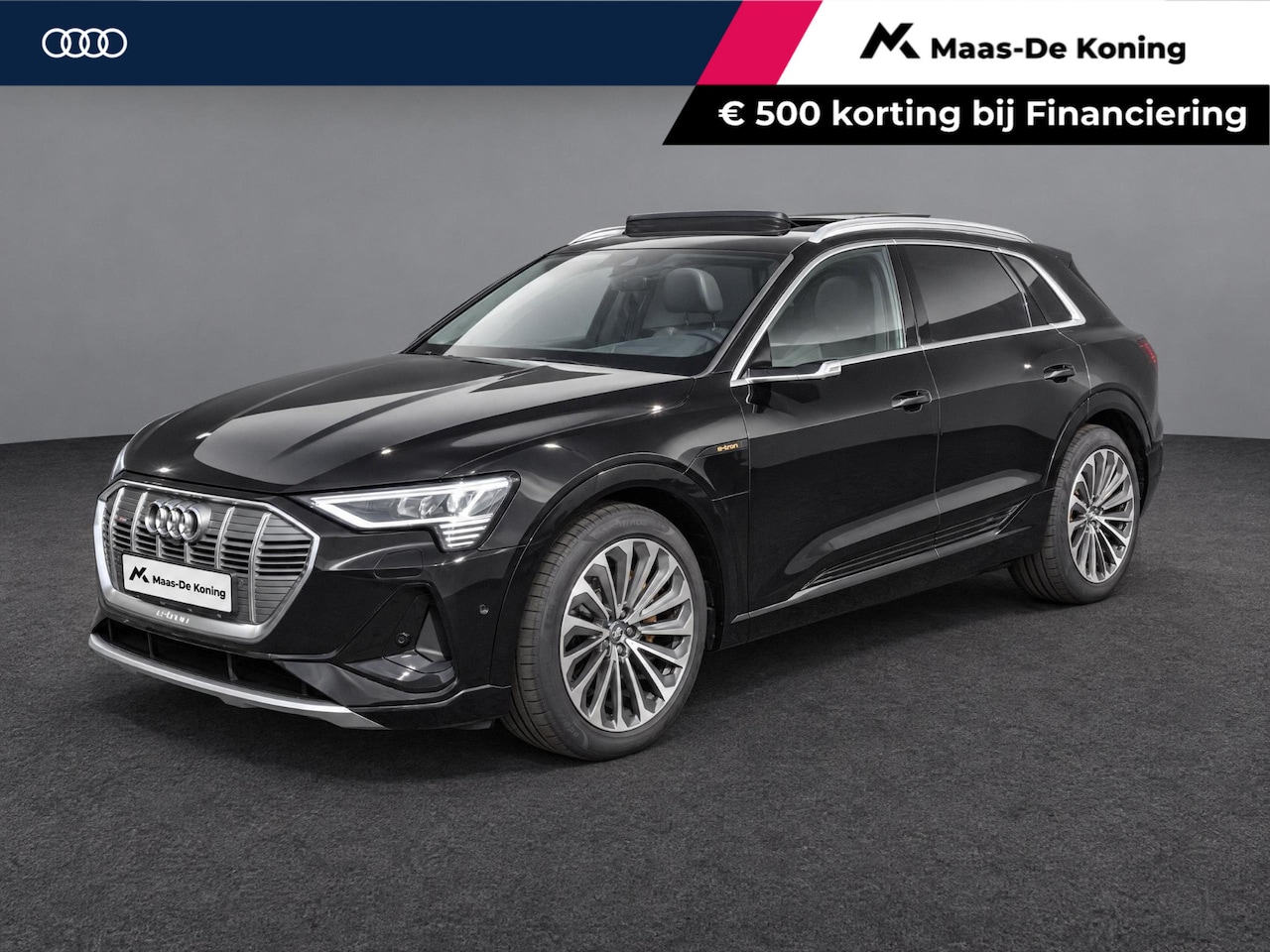 Audi e-tron - 55 408pk Quattro S edition 95 kWh · SOH 97% · Panoramadak · Luchtvering · 360 Camera · B&O - AutoWereld.nl