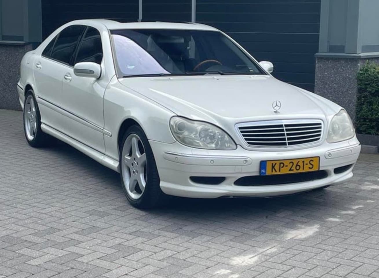 Mercedes-Benz S-klasse - 55 AMG Lang Pure White +360PK Aut CC Leder Apk! - AutoWereld.nl